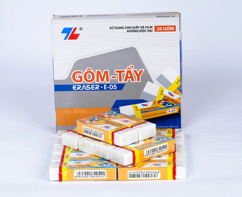 TL - Gôm Trắng Lớn E05 (20 Cục/Hộp)