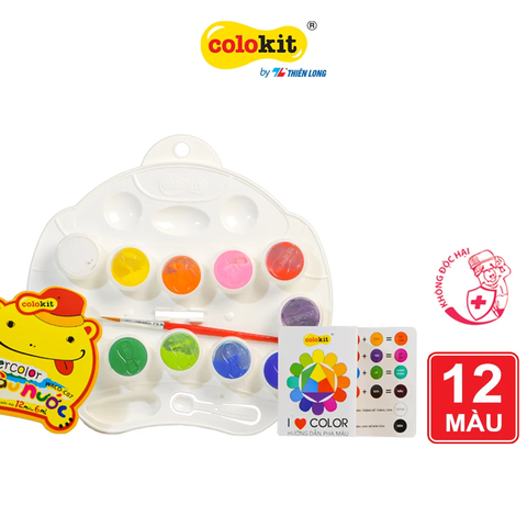 TL - Màu nước Colokit WACO-C07 (12 màu/Vĩ)