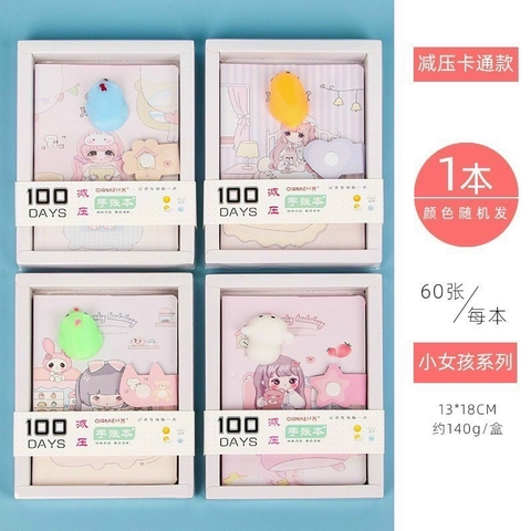 Sổ Nút A6 Mochi 100 Days (160 Quyển/Thùng)