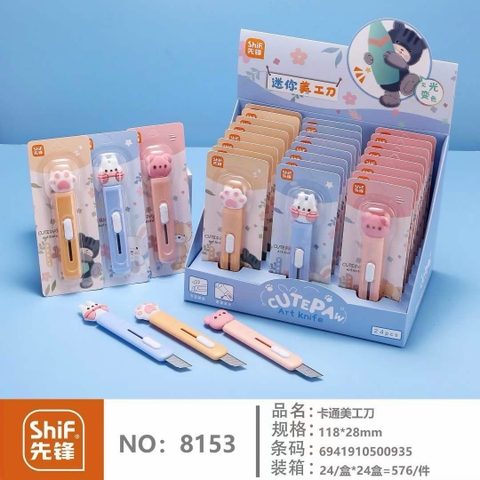 Dao Rọc Giấy Vĩ Shif 8153 (24 Cây/Hộp; 24 Hộp/Thùng)