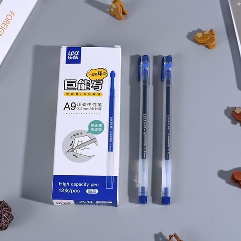 Bút GEL NẮP LEX A9 (12 Cây/ Hộp; 12 Hộp/ Lốc; 240 Hộp/ Thùng)