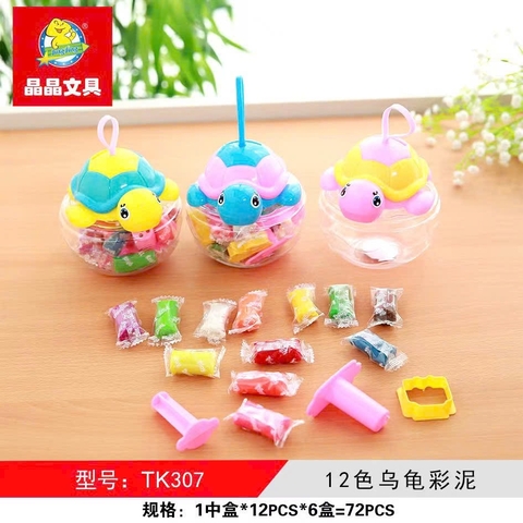 Đất Sét Nặn Hộp Hình Con Ong 12 Màu TK351 (96 Lon/ Thùng)