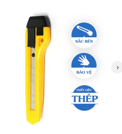 TL - Dao rọc giấy loại lớn 18mm dạng hộp FO-KN02 (12 cái/Hộp Lớn)