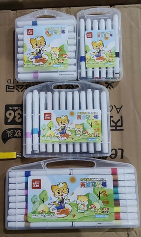 Màu Acrylic Lex 128 (Thân Tròn, Ngòi Tù)