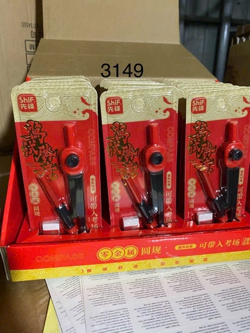 Compa Shif Bút Chì Gỗ 3149 (24 Cái/ Hộp; 18 Hộp/ Thùng)