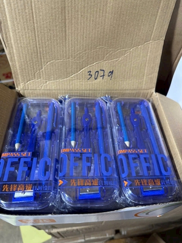 Compa Bộ Bút Chì Gỗ 3079 (12 Cái/ Hộp;  Hộp/ Thùng)2