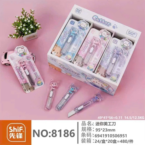 Dao Rọc Giấy 8186 (24 Cái/Hộp; 16 Hộp/Thùng)