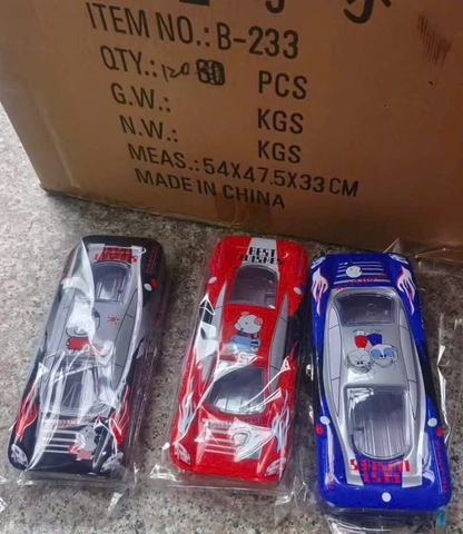 Hộp Sắt Mẫu Ô Tô 233 (10 Cái/Lốc, 120 Cái/Thùng)