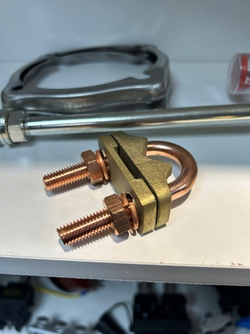 Kẹp thanh cái đồng tiếp địa