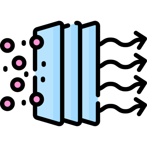 Bông Lọc Bụi - Tấm Lọc Bụi