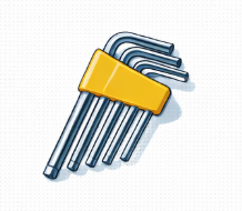 Lục Giác Trơn Đầu Bằng