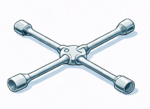 Cờ Lê Chéo Chữ Thập