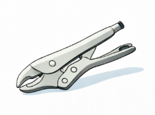 Kìm Bấm Chết Mũi Thẳng