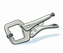 Kìm Bấm Chết Mỏ Kẹp Hàn Chữ C