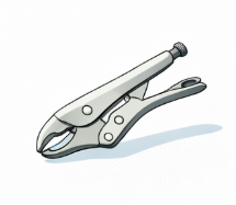 Kìm Bấm Chết Mũi Cong