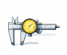 Thước Cặp Có Đồng Hồ