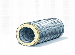 Ống Gió Mềm Có Bảo Ôn