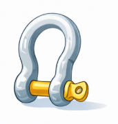 Ma Ní Omega Chữ D Chốt Bulong (BC)