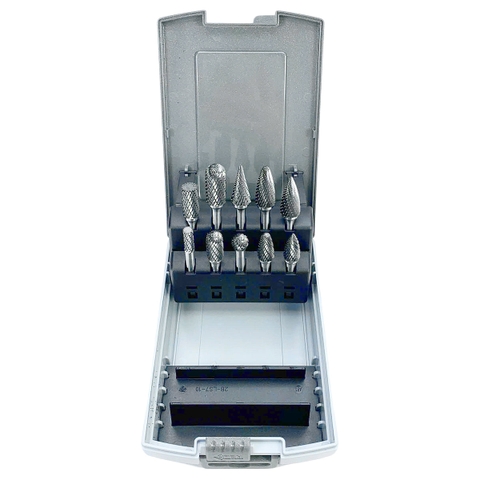 Bộ 10 Mũi Doa Kim Loại Loại X Thép HSS SATA 53706