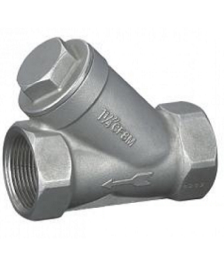 Y Lọc Ren Inox 304 DGV DG1122, DN15 Đến DN50, 21mm Đến 60mm, Bạc