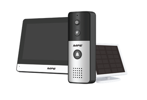 Chuông Cửa Không Dây Video 3W 220VAC MPE VDB3/SC, 140×60×40mm, 1 Cái/Hộp, 20 Cái/Thùng
