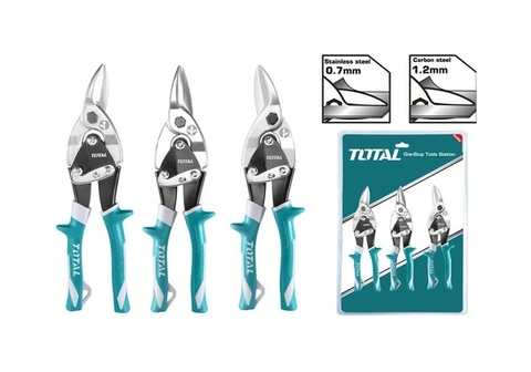 Bộ Kéo Cắt Tôn Mũi Nhọn 3 Chi Tiết 10 Inch/ 250mm Total