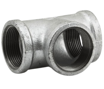 Tê Giảm Mạ Kẽm BS21 ISO 7.1 Mech - Jinan Meide, DN15 Đến DN100, 21mm Đến 114mm