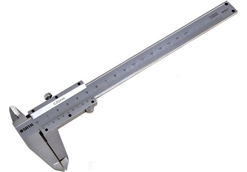 0–150mm Thước Cặp Cơ Khí Thép Không Gỉ Độ Chia 0.02mm SATA 91501