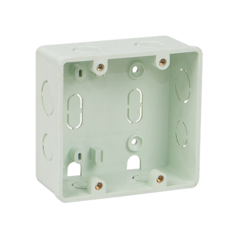 Đế Âm Mặt 4/6 Mô-Đun Hoặc SC2X/A-B, SC3X/A-B Loại Sâu (106x102x48) Sino S2158H