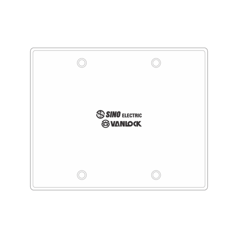 Nắp Đậy Dùng Cho Đế Âm Nhựa Mặt 4/6 Mô-Đun S18CC Sino S21580