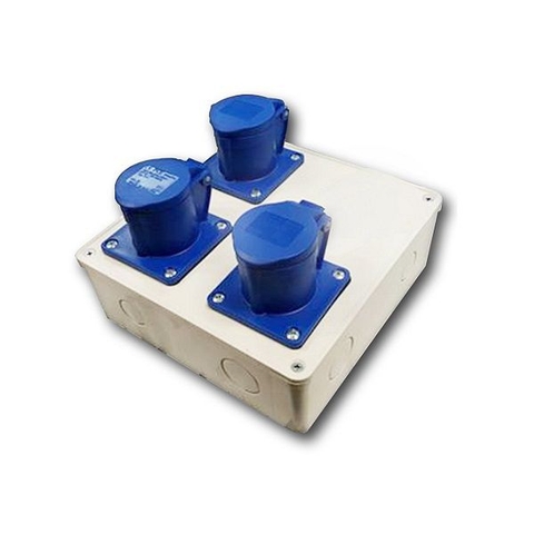 Tủ Điện Phân Phối IP44 PCE NDB313, 200x200x65mm, Xanh Dương