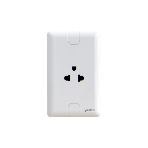 Ổ Cắm Đơn 3 Chấu 16A Pavalock PV9/UE/V