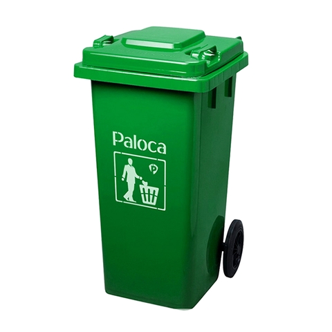 Thùng Rác Nhựa HDPE 120L Màu Xanh Lá HTN120-G1