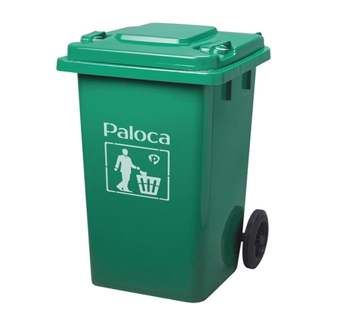 Thùng Rác Nhựa HDPE 80L Xanh Lá HTN80-G1