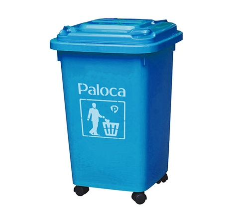 Thùng Rác Nhựa HDPE 60L Màu Xanh Dương HTN60-B1