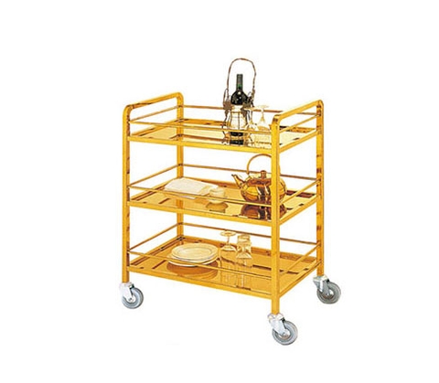 Xe Phục Vụ Bàn Ăn Inox Vàng HTWY-40-G