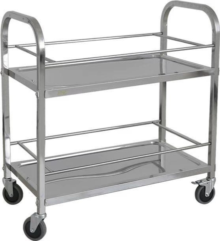 Xe Đẩy Inox 2 Tầng D95 XDI95-2