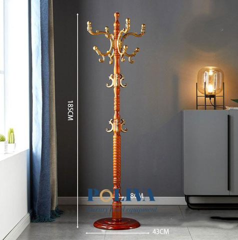 Cây Treo Quần Áo Gỗ 1.85M Màu Vàng PTG1F