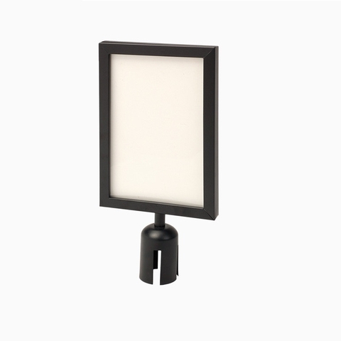 Biển Báo Đứng Sơn Đen Chụp Đầu Cột Chắn A3 HTIB-A3DD