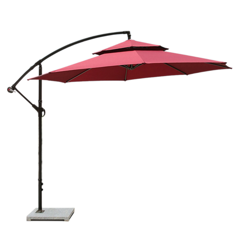 Ô Lệch Tâm Tròn Khung Thép Phun Sơn Loại 3M (Màu Đỏ Đô) HTU-02-R