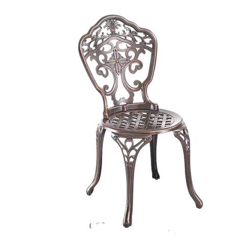 Ghế Nhôm Đúc Mẫu Hoa Lan PTGN-1