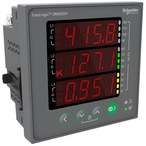 Đồng Hồ Đo VAF PF% Unbalance Schneider METSEDM6200HCL10RS