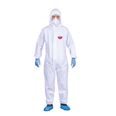 Quần Áo Chống Hóa Chất Excia T5-200 Màu Trắng Type 5/6 55g (Nhiều Size: S, M, L, XL, 2XL, 3XL)