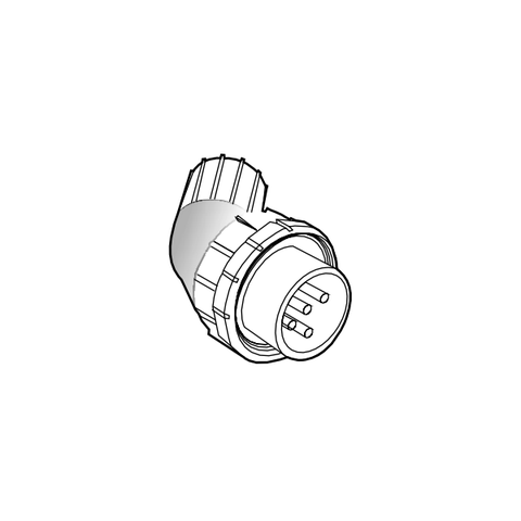 Phích Cắm 3 Pha Thẳng 4 Cực 500V 16A Vanlock 56P416