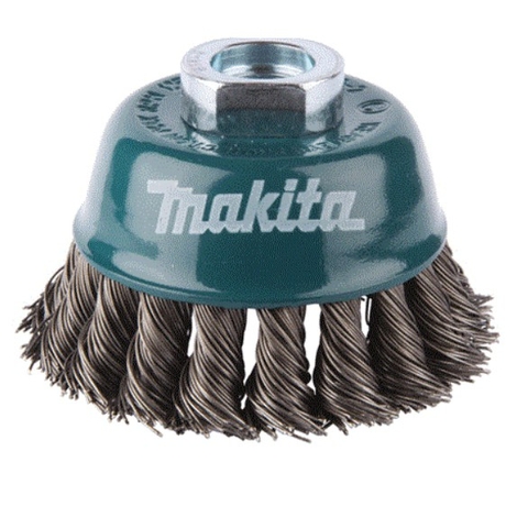 100mm Chổi Sợi Kim Loại Đánh Mép Dây Thắt Xoắn x M14x2.0 Makita D-78570