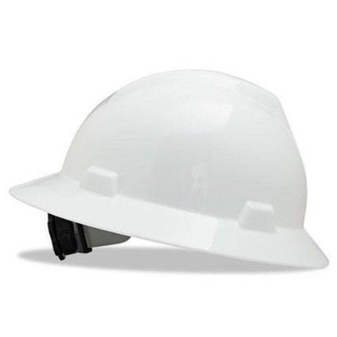 Nón Bảo Hộ MSA V-Gard Slotted Cap Staz-On Không Kèm Quai) Màu Trắng 463942