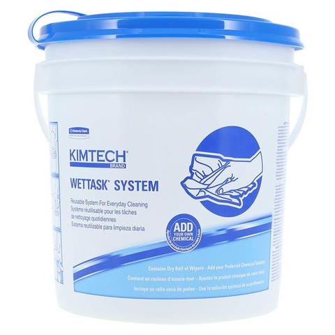 Giấy Làm Sạch Chuyên Dụng Kimberly Clark KIMTECH WETTASK MB 06411, 30.4x15.2cm, 140 Tờ/Cuộn, 6 Cuộn/Thùng
