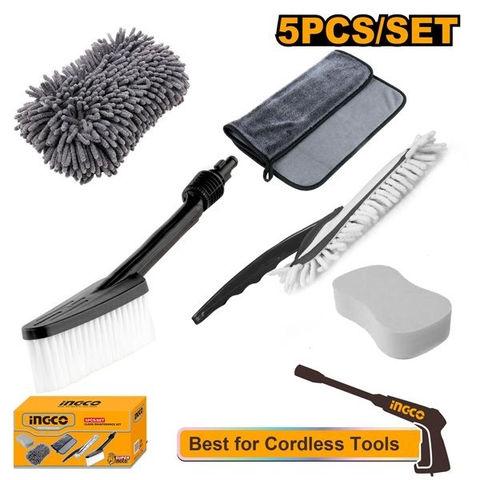 Bộ 5 Món Dụng Cụ Vệ Sinh Xe INGCO