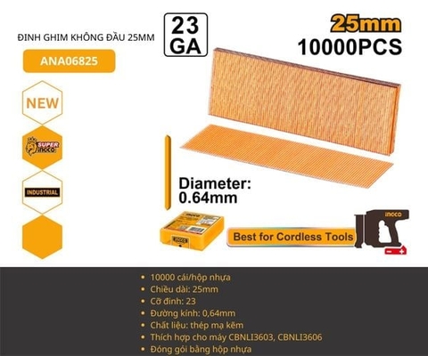 Đinh Chỉ 25mm INGCO