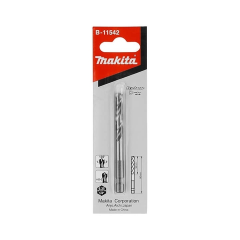 Mũi Khoan Định Tâm HSS-G Cho Mũi Khoét/HP1630 Makita B-11542